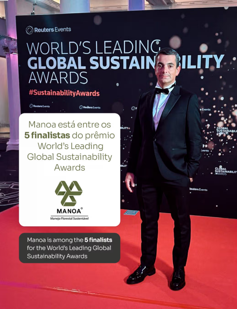 Manoa entre os 5 finalistas do World’s Leading Global Sustainability Awards com o Projeto REDD+